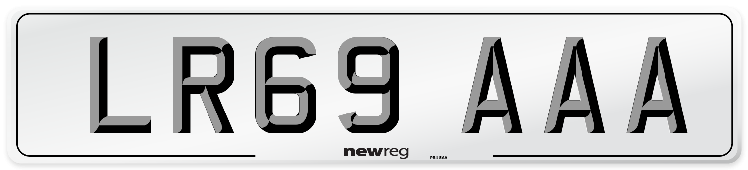 LR69 AAA Number Plate from New Reg